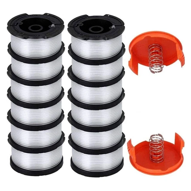 3-Pack AF-100 Replacement Spool For Black+Decker String Trimmers - 30ft, 0.065" Line | Fits BESTA510, BESTA512, BEASE620