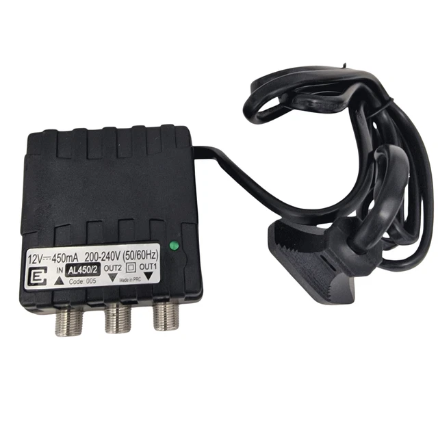 Alimentatore Retro TV 2 Uscite Con Connessione F - Trasformatore Per Antenna TV - Foto 5