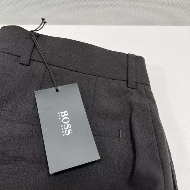 NWT Hugo Boss James Brown US Black Dress Pants Men’s Size 33R (34x32) MSRP $195 2