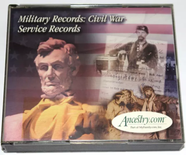 Ancestry MILITARY RECORDS: CIVIL WAR SERVICE RECORDS - 3 CDs - Ancestry