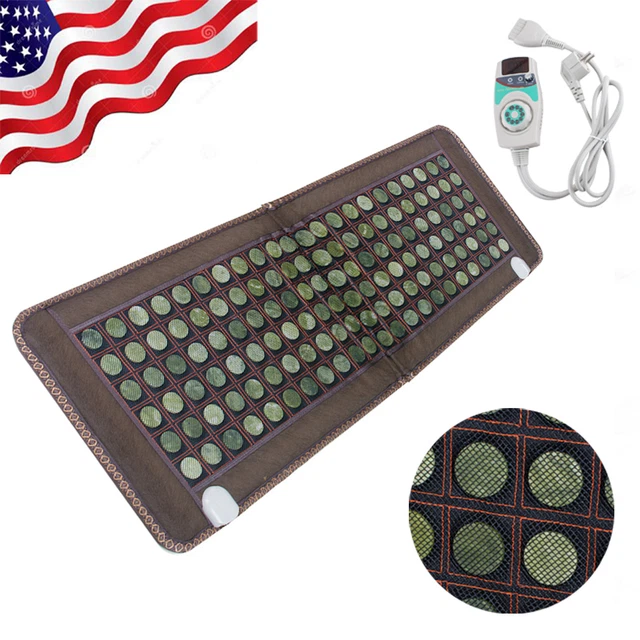 JADE AND TOURMALINE Stone Farinfrared Heat Therapy Healing Mat/Pad
