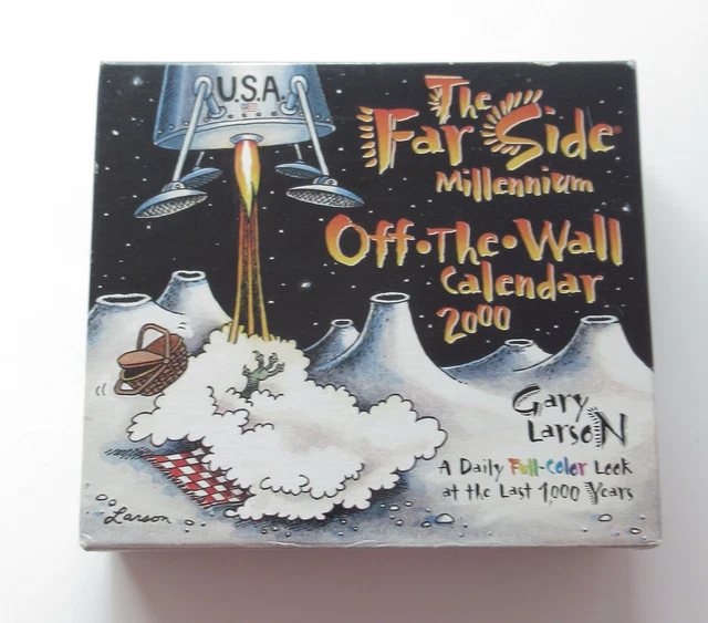 VINTAGE THE FAR Side Millennium Off the Wall 2000 Calendar Gary Larson