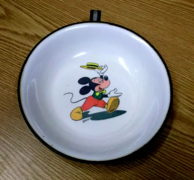 60er Ratón Mickey Walt Disney Sartén Profunda De WMF Metal Ornamin 60s Vintage