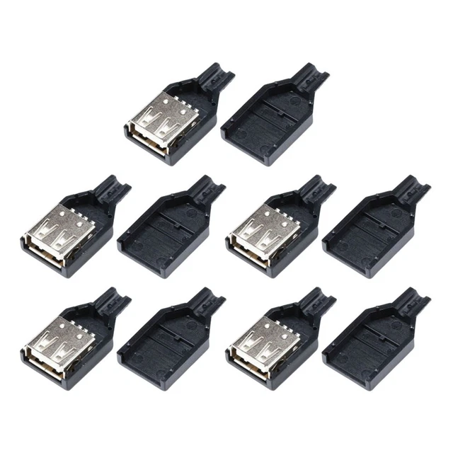 Ligne de soudage de prise USB durable avec 4 contacts pour chargeur d'alimentati