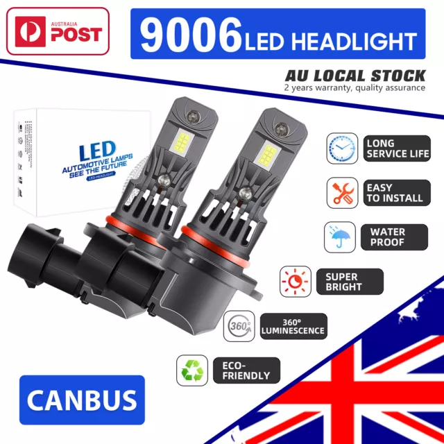 Canbus 9006 HB4 LED Headlight Bulbs Low Beam For HONDA ACCORD Sedan 1988-2012