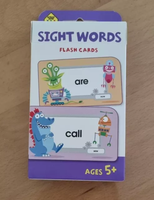 SIGHT WORDS Flash Cards Suitable for Kids Ages 5 - Up Early Learning Hinkler