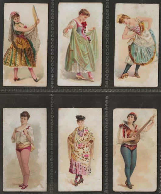 Atc A.t.c. (U.s.a.) - Dancing Women - 6 Cards - Lot 1 Of 1