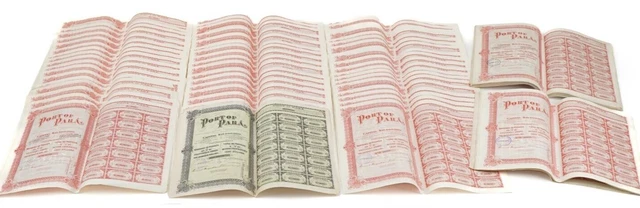 20 x Port of Para Brazil $100 Preferred Shares with Coupons 20 x Port of Para Brazil $100 Preferred Shares with Coupons