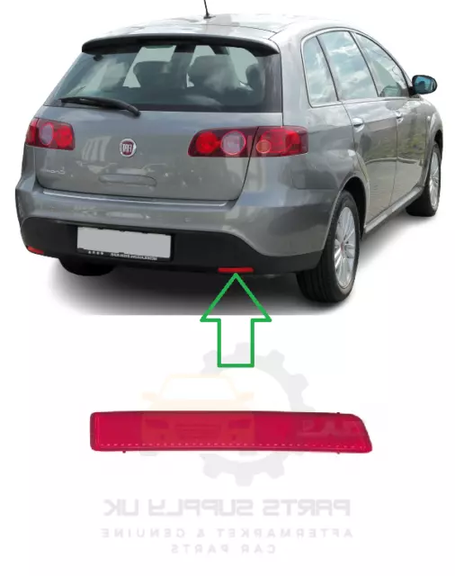 New For Fiat Croma 05-11, Punto 03-10 Rear Bumper Side Reflector Right O/S