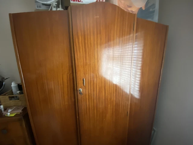 Vintage Art Deco Double Wardrobe 2