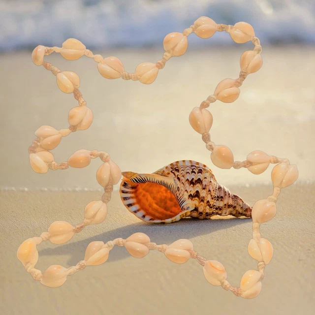 Collier coquillage en porcelaine - Néréides