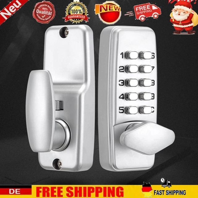 Metal Mechanical Code Lock Antirust Waterproof Door Code Lock for Home Apartment