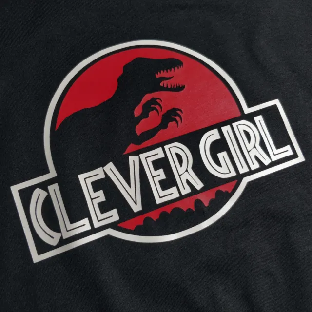 Clever Girl Velociraptor Jurassic Park Dinosaur Parody T-Shirt 5