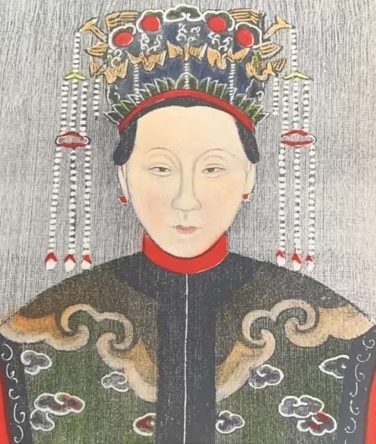 Chinese Empress Dowager Cixi Portrait ~ Ancestor Portrait