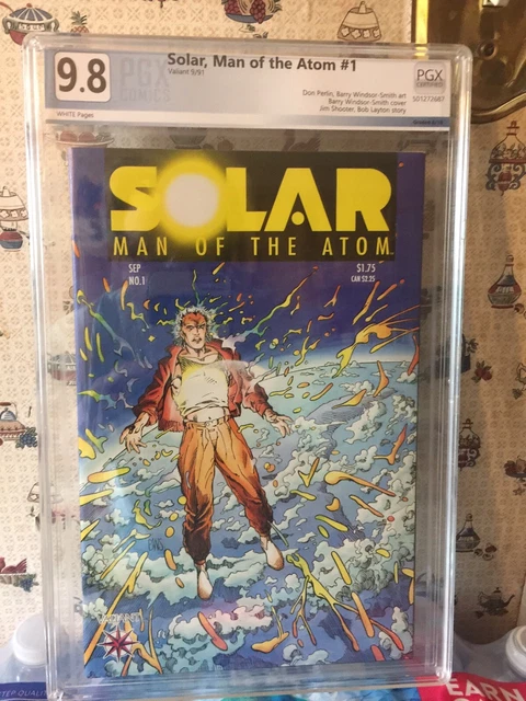 Solar, Man of the Atom #1 (Sep 1991, Acclaim / Valiant) PGX 9.8  1st Phil Selesk