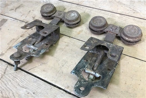 Vintage Pocket Door Hardware, Barn Door Rolling Architectural Salvage A10,