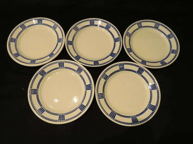 Lot De 4 Assiettes Plates En Porcelaine Fine – Style Vintage