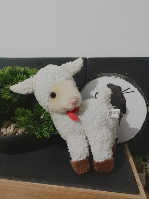 Doudou mouton blanc beige HISTOIRE D'OURS