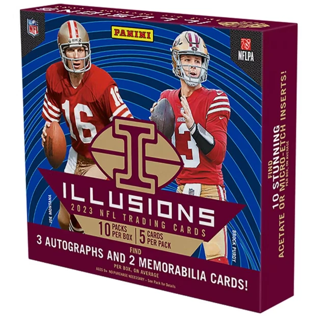 DETROIT LIONS 1BOX Illusions Hobby NFL Football 2023 Break 3525 0.99