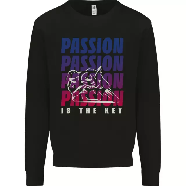 Felpa Maglione Motorcycle Passion Is the Key Biker