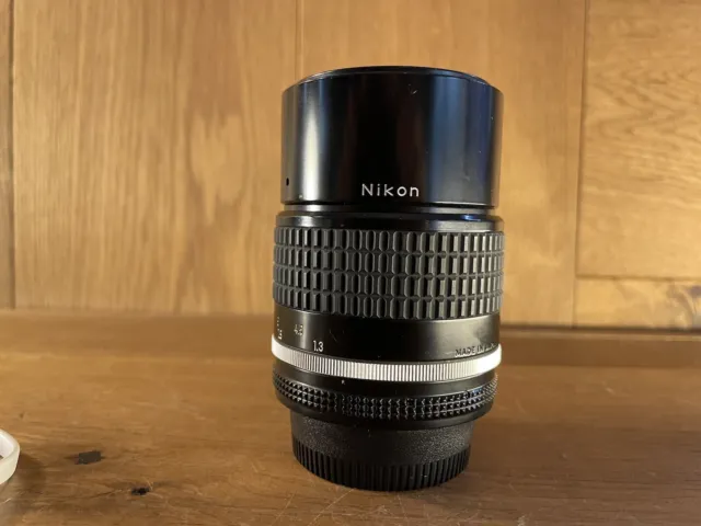 Optique près De Mint Nikon Ai-s Nikkor 135mm F/2.8 Téléphoto Prime Mf Objectif 3