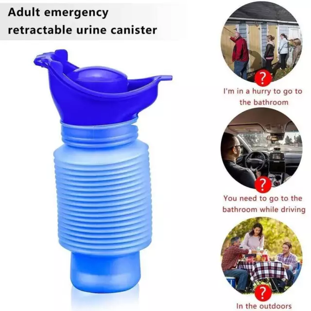 Male Female Emergency Portable Urinal Travel Camping Car Toilet Pee Bottle Kit