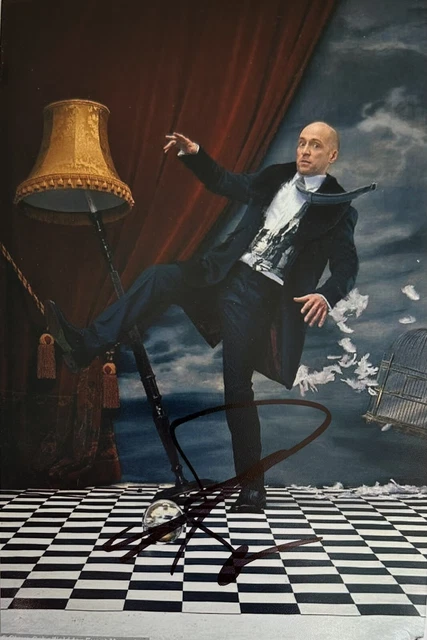 Derren Brown Hand Signed 6X4 Photo + Proof 3