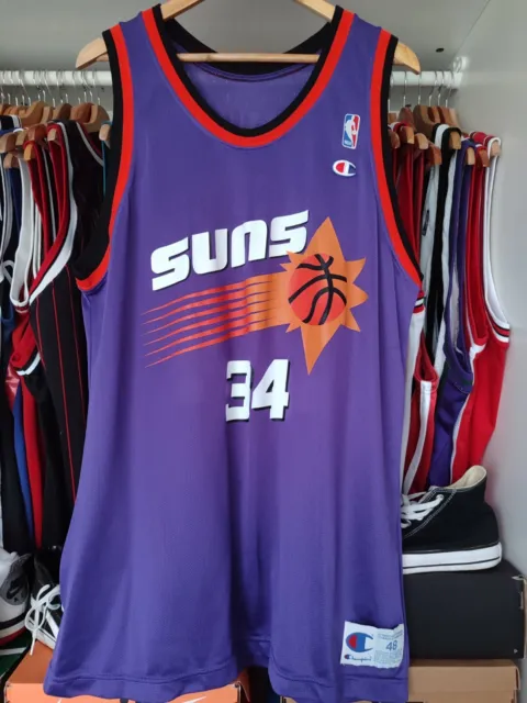 1992-1995 NBA Phoenix Suns Charles Barkley Champion Jersey Very Good condition