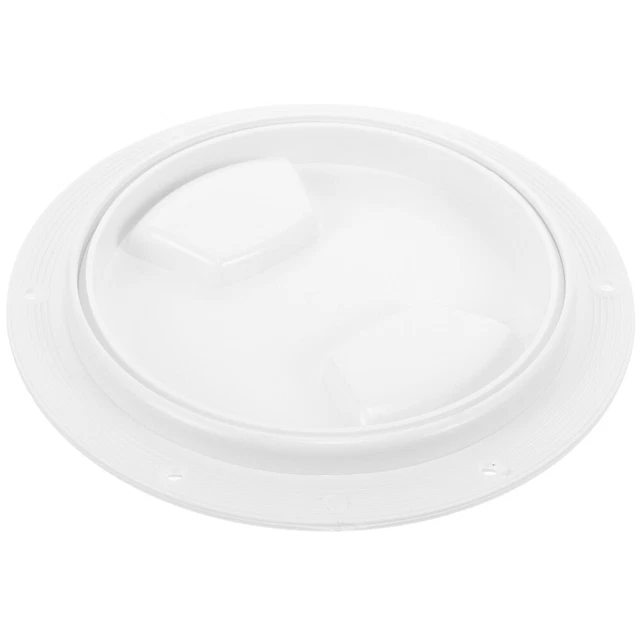Couvercle de ventilation en plastique, couvercle décoratif pour trou climatisation, capuchon protection mural, matériau PP solide, robuste et durable, ouverture climatisation blanc Type110