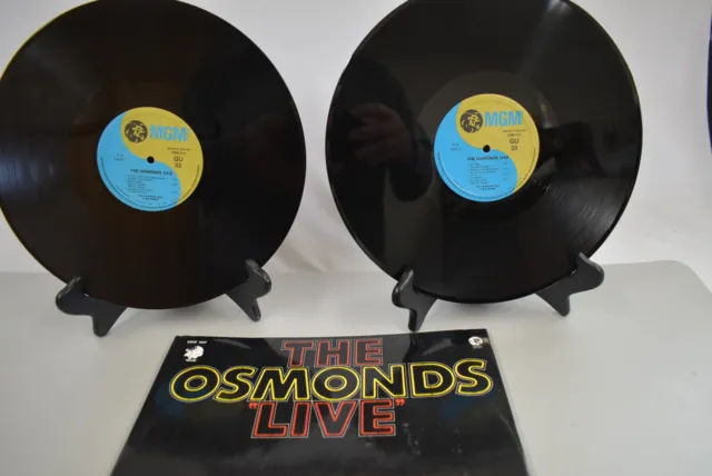 The Osmonds Live Double LP 1972 Original MGM/KOLOB 2619007 FRANCE NM