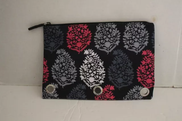 Vera Bradley Northern Lights Pencil Pouch  3 Ring Binder Case Zippered