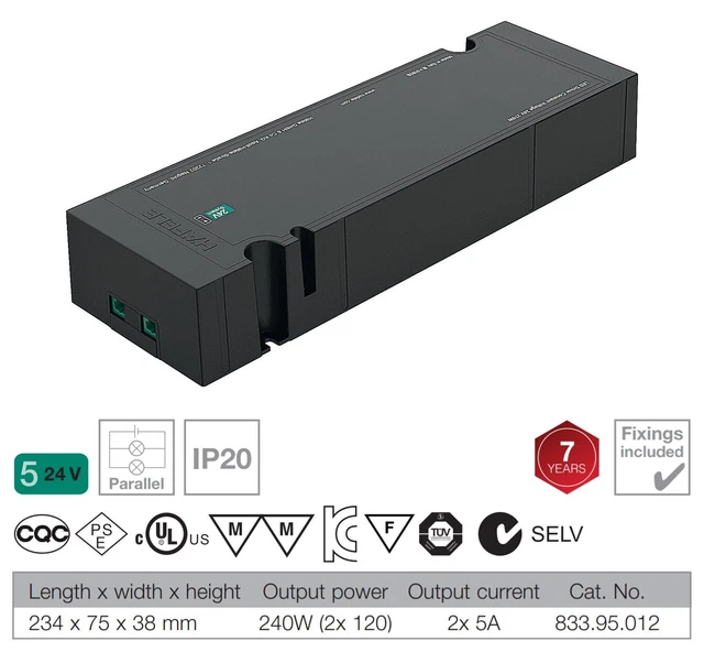 HAFELE LOOX5 24V/240W LED Driver Constant Voltage £89.00 - PicClick UK