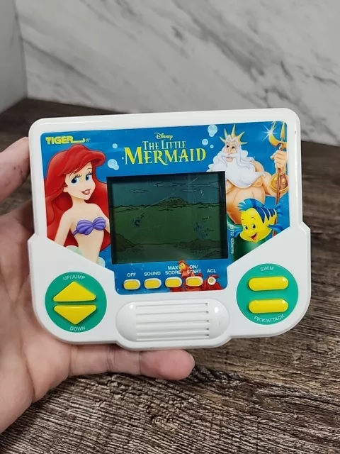 ☆ ~Tiger Electronics Disney's The Little Mermaid Handheld Video Game~ ☆Works☆