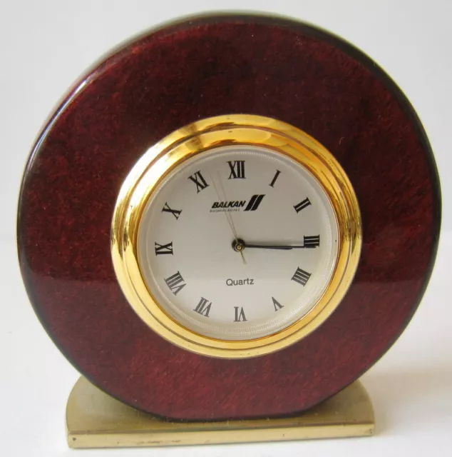 Vintage Rare Advertising ''Bulgarian Airlines Balkan'' Digital Desk Clock # 829