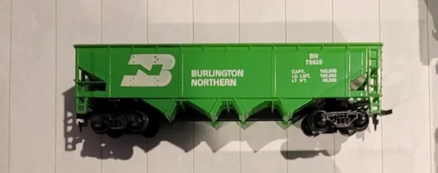 TYCO HO BURLINGTON NORTHERN BN 78828 40' 4 Bay Open Hopper CAR Freight Train Car