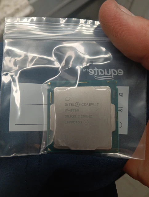 Intel Core I7 8700 6x 3.20 Ghz So 1151 INTEL CORE I7-8700 Processor (3.2 GHz, 6 Cores, LGA 1151) - SR3QS $115.