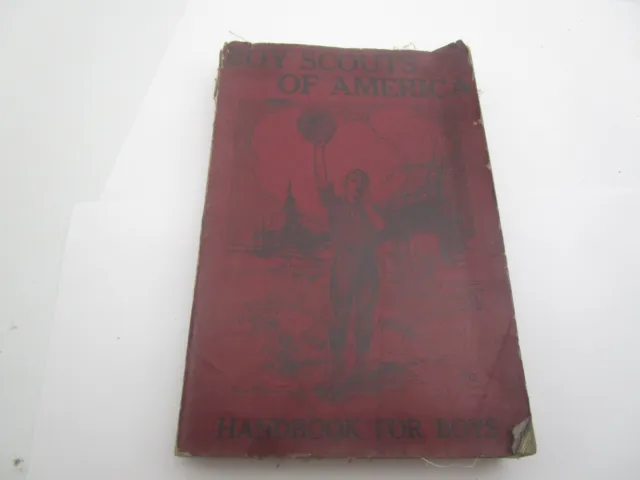 1913 Boy Scout Handbook for Boys Linen Cover