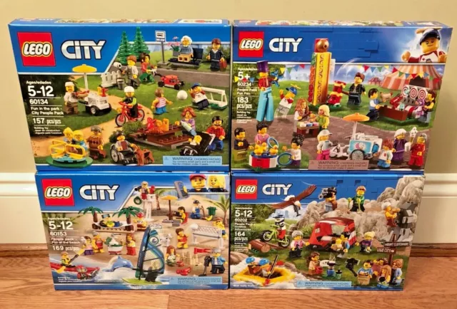 LEGO FUN IN the Park City People Pack 60134 60153 60202 60234