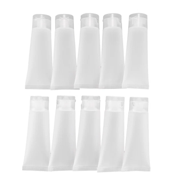 10 Stueck Stumpf Polnisch leere kosmetische Soft Tube Reisen Makeup Contain8268