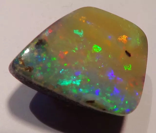 49,4ct Riesen GEM Boulder Opal Brilliant Rot-Grün-Gold-Blau +Vid  Flashfire-Opal