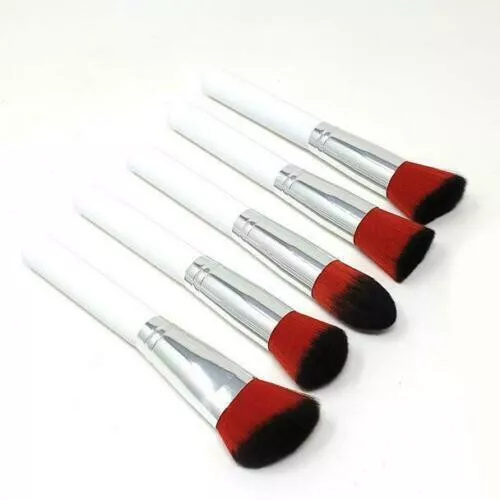 Set 10 pz pennelli per trucco viso Kabuki set spazzole per trucco professionale cosmetici Regno Unito 3