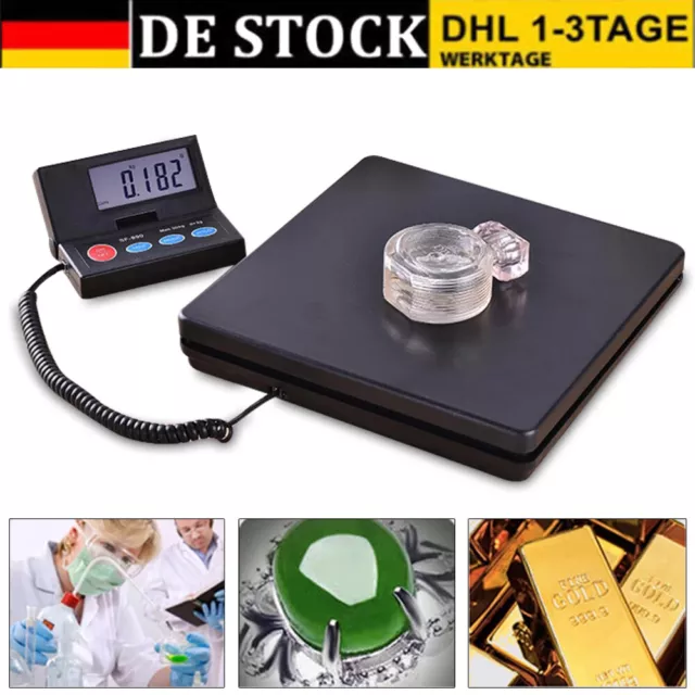 Paketwaage Plattformwaage Briefwaage Industriewaage 10g - 50Kg Wägebereich Neu