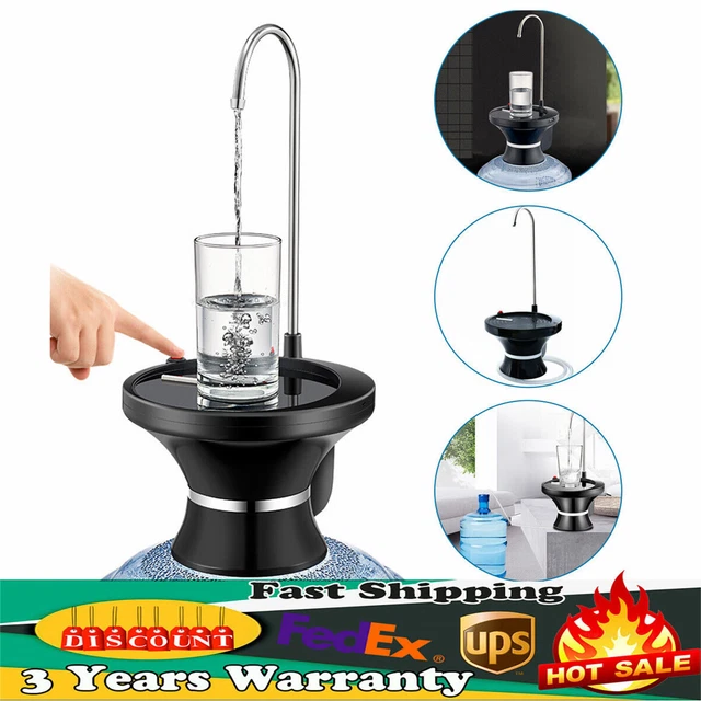 5 Gallon Office USB Water Pump Dispenser Automatic Drinking Bottle Jug Universal
