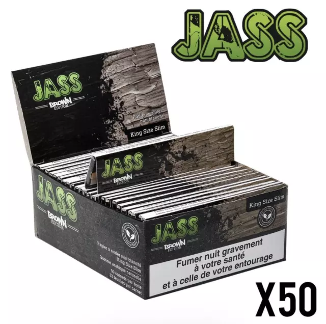 LOT JASS SLIM BROWN Carnets Feuilles longues KS slim x5 x10 x15 x20 x50 x100