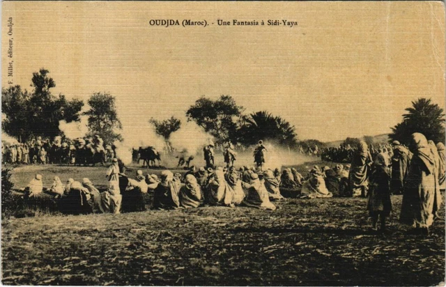 CPA AK MOROCCO OUDJDA Une Fantasia a SIDI-Yaya (31195)