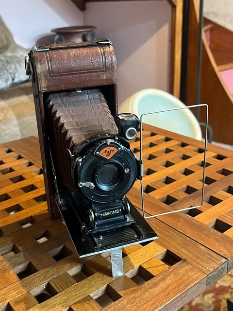 Chambre Photographique HERMAGIS Folding 6.5x9 – Avec Sacoche Et 6 Chassis