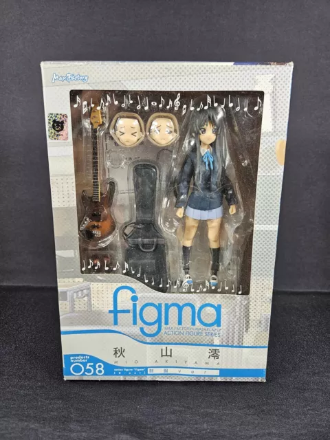 Figma 058 K-On! Mio Akiyama School Uniform Ver. Max Factory Figure