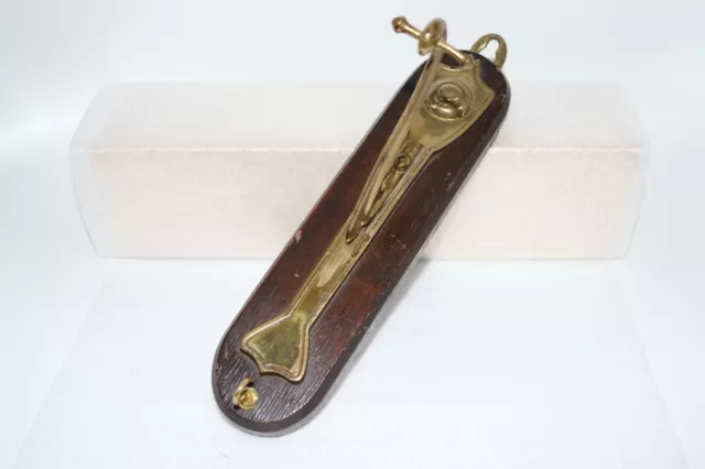 Vintage Brass Coat Hat Hook Wall Mount Multiple Hooks