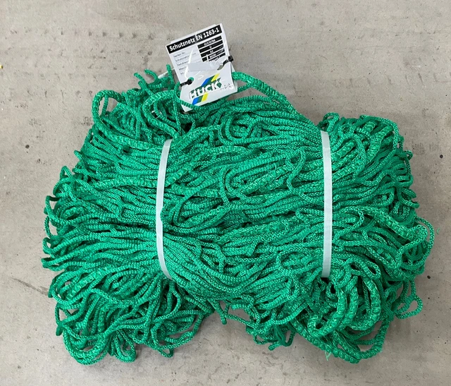 Seitenschutznetz 2x10m Gerüstnetz Dachdeckerfangnetz Heunetz Anhängernetz Gerüst