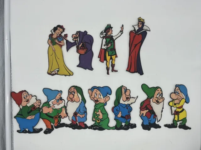 Plasteco Formaggino Mio Serie Biancaneve 1965 Locatelli 11 Personaggi Disney